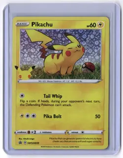 Pikachu - (General Mills) SWSH039 Promo Holo Pokemon NM+ - Image 1