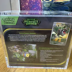 Pokemon TCG Mega Evolution Perfect Order ETB in acrylic case￼ - New & Sealed✅ - Image 2