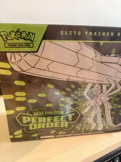 Pokemon TCG Mega Evolution Perfect Order ETB Sealed - Corner Wrap Tear⭐ - Image 1