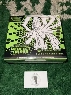 Pokemon TCG Mega Evolution Perfect Order Pokemon Centre ETB Sealed - Image 1