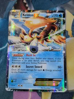 Keldeo EX BW61 Holo Promo Black And White Promo Holo LP - Image 1