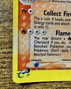 Pokemon Charizard 100/97 EX Dragon Secret Rare Holo 120 HP Card 2003 NM/LP - Image 3