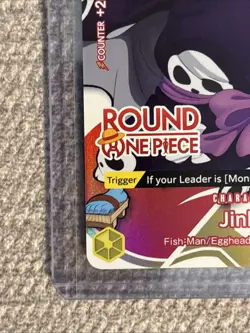 One Piece x Round 1 Collab JINBE ST29-005 ENGLISH Promo Card NM Round One Round1 - Image 5
