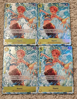 Nami Premium Card Collection Best Selection Vol. 6 OP15-108 One Piece Lot of 4 - Image 2