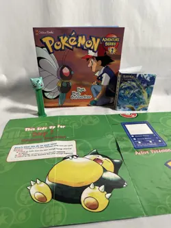 Pokemon Lot Cards Binder Playmat PEZ Golden Book Vintage TCG Accessories - Image 1
