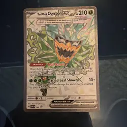 Pokemon TCG Teal Mask Ogerpon EX 166 Black Star Promo Holo Card NM Condition - Image 1