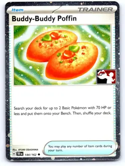 Buddy-Buddy Poffin (Cosmos Holo) 144/162 Prize Pack Series Cards Pokemon NM - Image 1