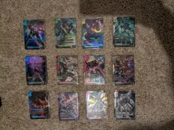 Gundam Card Game Freedom Acension GD05 BASE RARITY PLAYSET (x4 C/U/R/LR) *READ* - Image 1