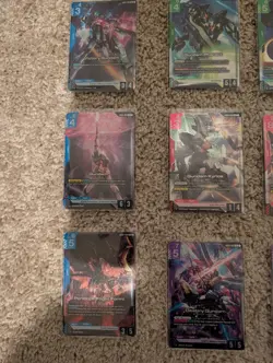 Gundam Card Game Freedom Acension GD05 BASE RARITY PLAYSET (x4 C/U/R/LR) *READ* - Image 2