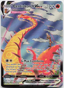 Centiskorch VMAX TG15/TG30 Holo VMAX Rare Lost Origin Trainer Gallery Pokemon NM - Image 1