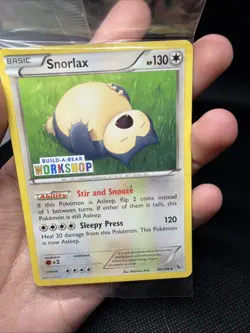 Snorlax 80/106 Build A Bear Workshop 2014 Pokemon Sealed Promo - Image 4