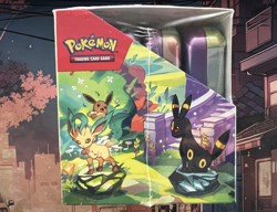 Pokemon Prismatic Evolutions Mini Tin Display Box 8 Mini Tins FACTORY S G1N - Image 4