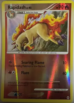 Rapidash 47/99 Reverse Holo Arceus Pokemon TCG - Image 1
