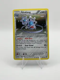 KLINKLANG 76/114 BLACK & WHITE HOLO RARE NM POKEMON TCG - Image 1