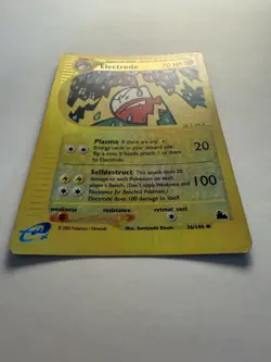Pokemon Electrode 36/144 Skyridge Reverse Holo LP E-Reader Rare 2003 - Image 3