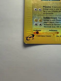 Pokemon Electrode 36/144 Skyridge Reverse Holo LP E-Reader Rare 2003 - Image 4