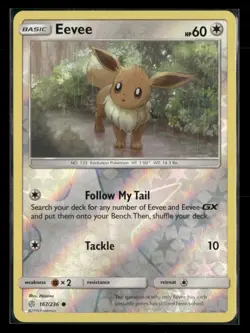 Eevee 167/236 Common Cosmic Eclipse Pokemon Near Mint - Image 1