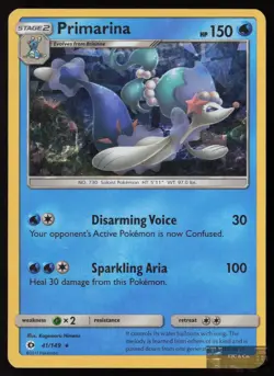 Primarina (Cracked Ice Holo) 41/149 Holo Rare Deck Exclusives Pokemon NM/M - Image 1