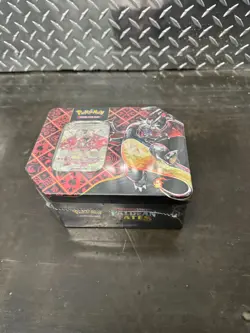 Pokemon TCG Paldean Fates Shiny Charizard EX Tin 5 Pack Factory Sealed MINT - Image 3