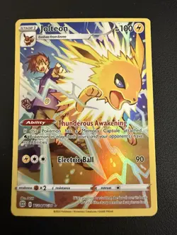 Pokemon TCG Jolteon TG04/TG30 Brilliant Stars TG Holo Ultra Rare EN 100HP - Image 1