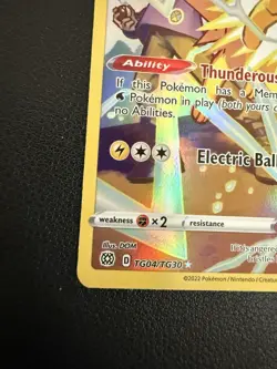 Pokemon TCG Jolteon TG04/TG30 Brilliant Stars TG Holo Ultra Rare EN 100HP - Image 4