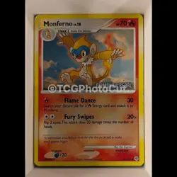 Diamond & Pearl MONFERNO 56/130 UC Pokemon Reverse Holo MP - Image 1