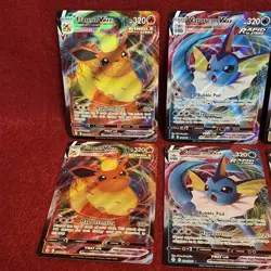 Evolution VMAX LOT of 6 Evolving Skies Flareon Vaporeon Jolteon Pokemon TCG - Image 2