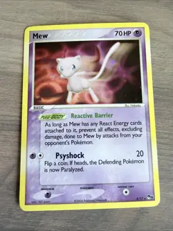 2006 Pokemon Pop Series 4 Mew #4/17 Holo 2 - Image 1