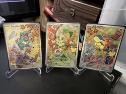 Pokemon TCG: First Partner Illustration Collection Series 2 - JOHTO GEN 2 SET - Image 1