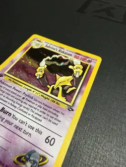 Pokemon TCG Sabrina's Alakazam 16/132 Holo 1st Edition Gym Challenge- HYPERSWIRL - Image 2