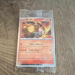 Pokemon TCG Ho-Oh Gamestop Stamped Promo-NEW/SEALED - Image 1