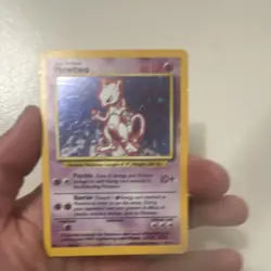 Pokemon Mewtwo Base Set Holo Rare Unlimited 10/102 English 60 HP 1999 - Image 3