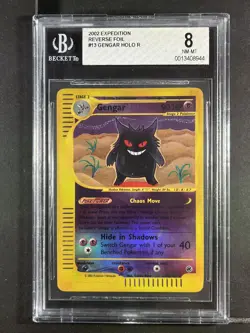 Gengar Reverse Holo #13 Pokemon Expedition BGS 8 250001 - Image 1