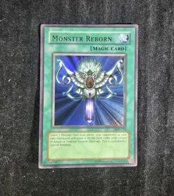 Monster Reborn LOB-118 Legend of Blue Eyes White Dragon Unlimited Foil - Image 1