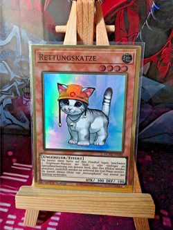 Rettungskatze | Yu-Gi-Oh! MGED DE006 | Gold Rare | Yugioh TCG - Image 1