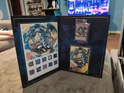 Yu-Gi-Oh! 25th Anniversary Blue-Eyes White Dragon Ukiyoe Edition Stamp Full Set - Image 1