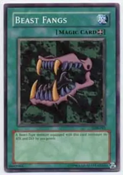 Beast Fangs - LOB-041 - Common - Unlimited Edition - Near Mint - Image 1