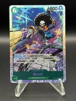 Bandai One Piece CCG Brook OP15-032 SR English Adventure on Kami's Island - Image 1