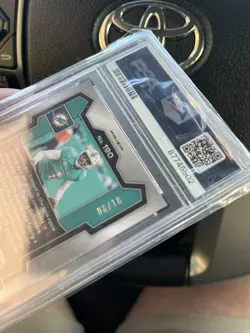 2023 Panini Gold Shimmer Prizm #190 Tua Tagovailoa Dolphins 2/10 PSA 10 GEM MINT - Image 2