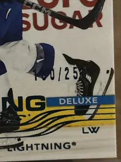 2025/26 Dylan Duke Upper Deck Series 1 Young Guns Deluxe /250 Card # 249 - Image 2