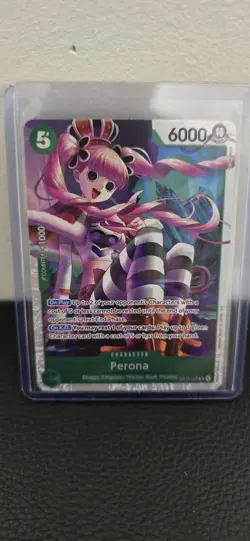 Perona OP14-033 SR English The Azure Sea's Seven - One Piece Card - NM - Image 1
