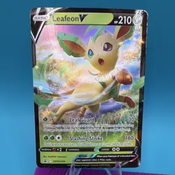 Pokemon TCG Leafeon V & VSTAR Holo Promo 2-Card Lot SWSH194 & SWSH195 Both NM - Image 3