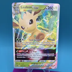 Pokemon TCG Leafeon V & VSTAR Holo Promo 2-Card Lot SWSH194 & SWSH195 Both NM - Image 5