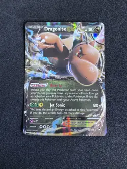 Dragonite EX 74/111 Holo Furious Fists Pokemon Card - NM - Image 1