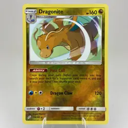 Dragonite 119/181 Reverse Holo Rare Sun & Moon Team Up Pokemon Card MP - Image 1