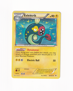 Eelektrik 40/101 Noble Victories Regular Non Holo Pokemon Card Light Played LP - Image 1