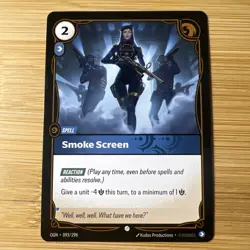 Riftbound Caitlyn Card Smoke Screen OGN 093/298 English League of Legends - Image 1