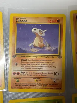 Pokemon 1st Edition Jungle Commons Lot 14 Cards WOTC Vintage LP Cubone Rhyhorn - Image 3