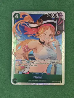 Nami OP14-031 SR The Azure Sea's Seven - ONE PIECE Card Game - Image 3