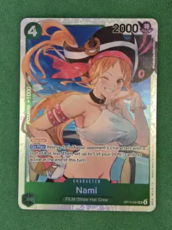 Nami OP14-031 SR The Azure Sea's Seven - ONE PIECE Card Game - Image 5